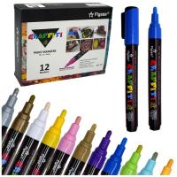 Opakowanie Flamastry akrylowe 12 kolorów