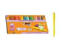 Flamastry BIC Kids Visacolor XL ECOlutions  24szt.. Wydawca: Bic. SmakLiter.pl Opakowanie Flamastry BIC Kids Visacolor XL ECOlutions  24szt.