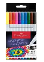 Opakowanie Flamastry Grip Boldpen 10kol FABER CASTELL