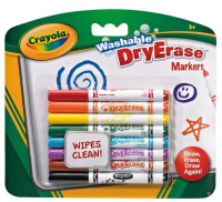 Flamastry ścieralny 8 kolorów CRAYOLA. Wydawca: Crayola. SmakLiter.pl Opakowanie Flamastry ścieralny 8 kolorów CRAYOLA