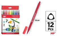 Opakowanie Flamastry szkolne trójkątne 12 kolorów