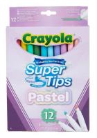 Opakowanie Flamastry zmywalne pastelowe Super Tips 12szt