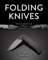 Folding Knives wer. angielska. Autor: Thomas Laible. SmakLiter.pl Okładka książki Folding Knives wer. angielska