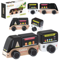 Opakowanie Food truck drewniany