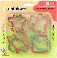 Opakowanie Foremki do modelowania ciastoliny 8szt.