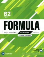 Formula B2 First Coursebook without key and Interactive eBook. Autor: Edwards Lynda, Warwick Lindsay. SmakLiter.pl Okładka książki Formula B2 First Coursebook without key and Interactive eBook