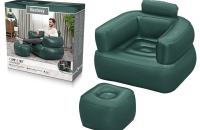 Fotel dmuchany ciemna zieleń. Wydawca: Bestway. SmakLiter.pl Opakowanie Fotel dmuchany ciemna zieleń