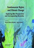 Fundamental Rights and Climate Change. Autor: red. Alicja Sikora-Kaleda, Kawka Inga. SmakLiter.pl Okładka książki Fundamental Rights and Climate Change