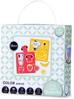 GaGaGu. Sorter kolorów. Wydawca: TM Toys. SmakLiter.pl Opakowanie GaGaGu. Sorter kolorów