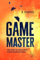 Game master. Autor: Magda Ostrowska. SmakLiter.pl Okładka książki Game master