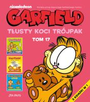 Garfield. Tłusty koci trójpak. Tom 17. Autor: Jim Davis. SmakLiter.pl Okładka książki Garfield. Tłusty koci trójpak. Tom 17