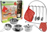 Garnki nierdzewne 23el. Wydawca: Leantoys. SmakLiter.pl Opakowanie Garnki nierdzewne 23el