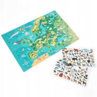 Opakowanie Gdzie oni żyją? Zwierzęta europy + gra KIDEA