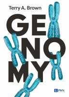 Genomy. Autor: Brown T.A.. SmakLiter.pl Okładka książki Genomy