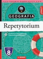 Geografia. Repetytorium. Egzamin ósmoklasisty. Autor: Tomasz Mrozek, Jakub Sypniewski, Wieczorek Marzena. SmakLiter.pl Okładka książki Geografia. Repetytorium. Egzamin ósmoklasisty