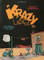 Okładka książki George Herriman. Krazy Kat. The Complete Color Sundays wer. angielska