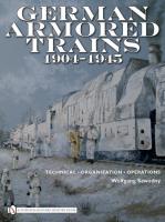 German Armored Trains 1904-1945. Autor: Wolfgang Sawodny. SmakLiter.pl Okładka książki German Armored Trains 1904-1945