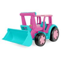 Gigant traktor ładowarka różowy. Wydawca: Wader. SmakLiter.pl Opakowanie Gigant traktor ładowarka różowy