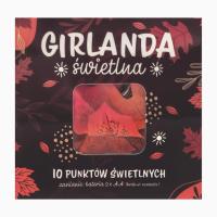 Girlanda świetlna led liście. Wydawca: MCD. SmakLiter.pl Opakowanie Girlanda świetlna led liście