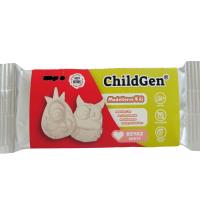 Glina modelarska naturalna biała 250g. Wydawca: ChildGen. SmakLiter.pl Opakowanie Glina modelarska naturalna biała 250g