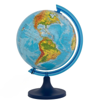 Globus fizyczny 25cm w.angielska. Wydawca: ZACHEM. SmakLiter.pl Opakowanie Globus fizyczny 25cm w.angielska