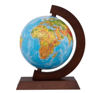 Globus fizyczny drewniana opr. 25cm w.słowacka. Wydawca: ZACHEM. SmakLiter.pl Opakowanie Globus fizyczny drewniana opr. 25cm w.słowacka