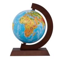Globus fizyczny drewniana oprawa 25cm w.angielska. Wydawca: ZACHEM. SmakLiter.pl Opakowanie Globus fizyczny drewniana oprawa 25cm w.angielska