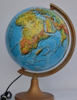 Opakowanie Globus fizyczny podświetlany 32 cm