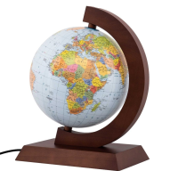 Globus pol.-fiz. drewniana opr. podświet. 25cm SK. Wydawca: ZACHEM. SmakLiter.pl Opakowanie Globus pol.-fiz. drewniana opr. podświet. 25cm SK