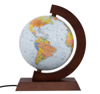 Globus polityczny drewniana opr. podświet. 25cm SK. Wydawca: ZACHEM. SmakLiter.pl Opakowanie Globus polityczny drewniana opr. podświet. 25cm SK