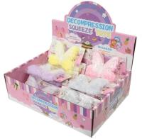 Opakowanie Gniotek motyl w czterech kolorach z perełkami MIX