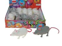 Opakowanie Gniotek mysz szczur (12szt)