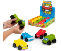 Gniotek z piaskiem Samochodzik Potwór MIX. Wydawca: One for Fun. SmakLiter.pl Opakowanie Gniotek z piaskiem Samochodzik Potwór MIX