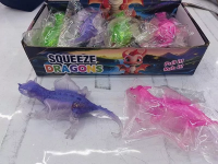 Gniotek żelowy jaszczurka MIX. Wydawca: ADAR. SmakLiter.pl Opakowanie Gniotek żelowy jaszczurka MIX