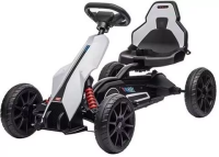 Gokart na pedały Speedster biały. Wydawca: Baby Mix. SmakLiter.pl Opakowanie Gokart na pedały Speedster biały