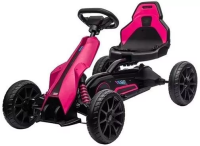 Gokart na pedały Speedster różowy. Wydawca: Baby Mix. SmakLiter.pl Opakowanie Gokart na pedały Speedster różowy