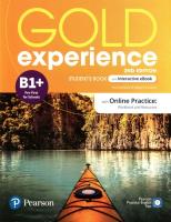 Gold Experience 2ed B1+ Student's Book and Interactive eBook. Autor: Megan Roderick. SmakLiter.pl Okładka książki Gold Experience 2ed B1+ Student's Book and Interactive eBook