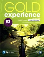 Okładka książki Gold Experience 2ed B2 Student's Book