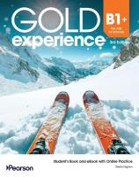 Okładka książki Gold Experience 3rd. B1+ SB + ebook + online