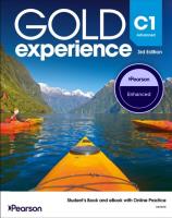 Okładka książki Gold Experience 3rd C1 SB + ebook + Enhanced Pack