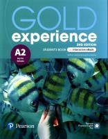 Okładka książki Gold Experience A2 Student's Book + Interactive eBook