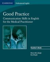 Good Practice Teacher's Book. Autor: McCullagh Marie, Wright Ros. SmakLiter.pl Okładka książki Good Practice Teacher's Book