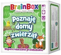 Opakowanie Gra BrainBox Poznaję domy zwierząt