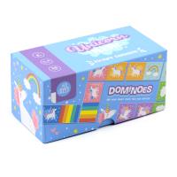Gra domino Jednorożec GAME02. Wydawca: PUCKATOR EUROPEAN DISTRIBUTION CENTRE. SmakLiter.pl Opakowanie Gra domino Jednorożec GAME02