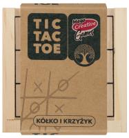 Opakowanie Gra Kółko i krzyżyk drewniana