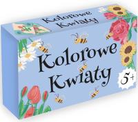 Gra Kolorowe Kwiaty mini. Wydawca: Kangur. SmakLiter.pl Opakowanie Gra Kolorowe Kwiaty mini