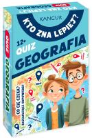 Gra Kto zna lepiej? Quiz Geografia. Wydawca: Kangur. SmakLiter.pl Opakowanie Gra Kto zna lepiej? Quiz Geografia