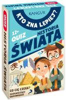 Gra Kto zna lepiej? Quiz Historia Świata. Wydawca: Kangur. SmakLiter.pl Opakowanie Gra Kto zna lepiej? Quiz Historia Świata