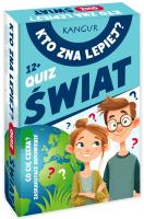 Gra Kto zna lepiej? Quiz Świat. Wydawca: Kangur. SmakLiter.pl Opakowanie Gra Kto zna lepiej? Quiz Świat