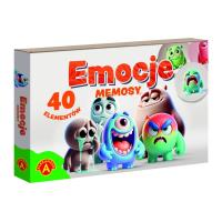 Gra Pamięć Memosy Emocje. Wydawca: ALEXANDER GRY. SmakLiter.pl Opakowanie Gra Pamięć Memosy Emocje